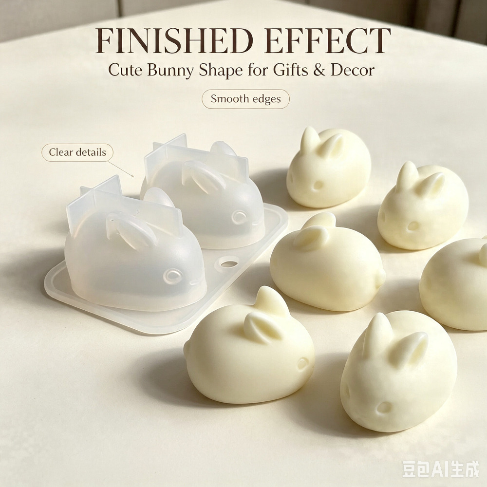Soap Making Instructions - قالب سيليكون ثلاثي الأبعاد على شكل