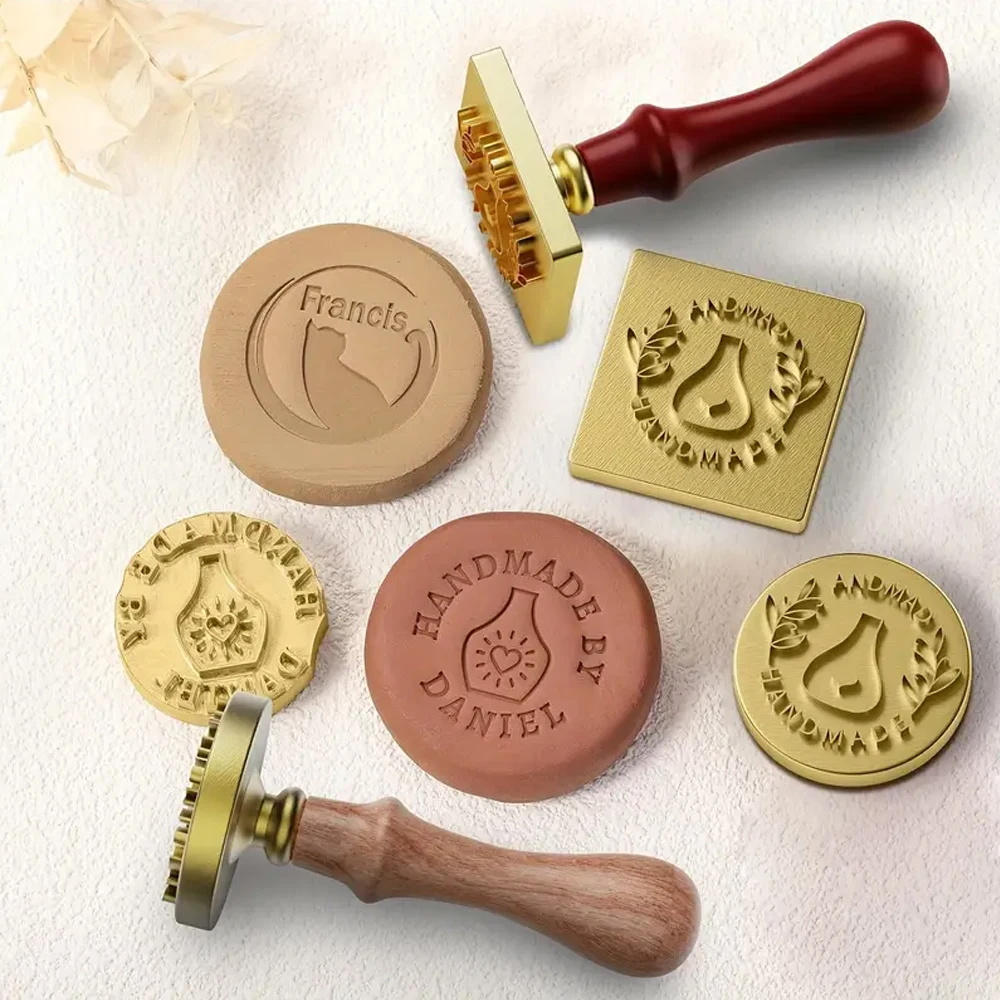 Soap Stamp Custom - ختم فخار مخصص للطين يخصيص شعارك
