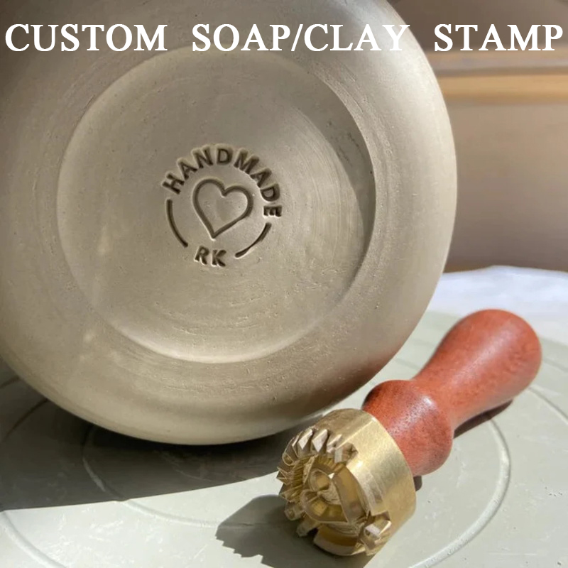 Soap Stamp Custom - ختم طيني مخصص لختم الفخار، ختم
