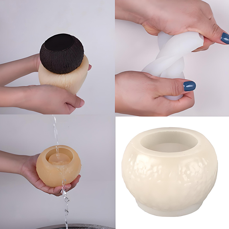 Soap Making Organic - ثلاثية الأبعاد محاكاة جوز الهند قالب