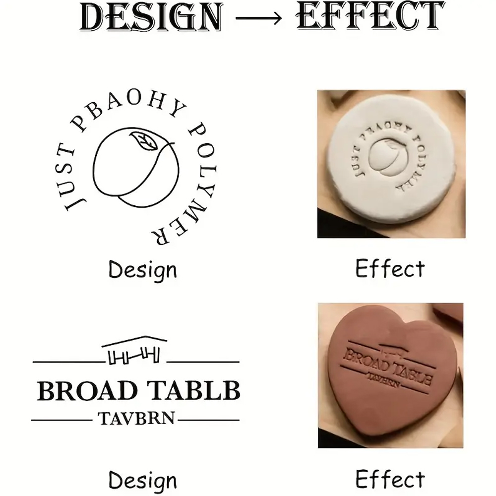 ختم فخاري مخصص للطين، أداة صنع - مراجعة Soap Stamp Custom وسعره