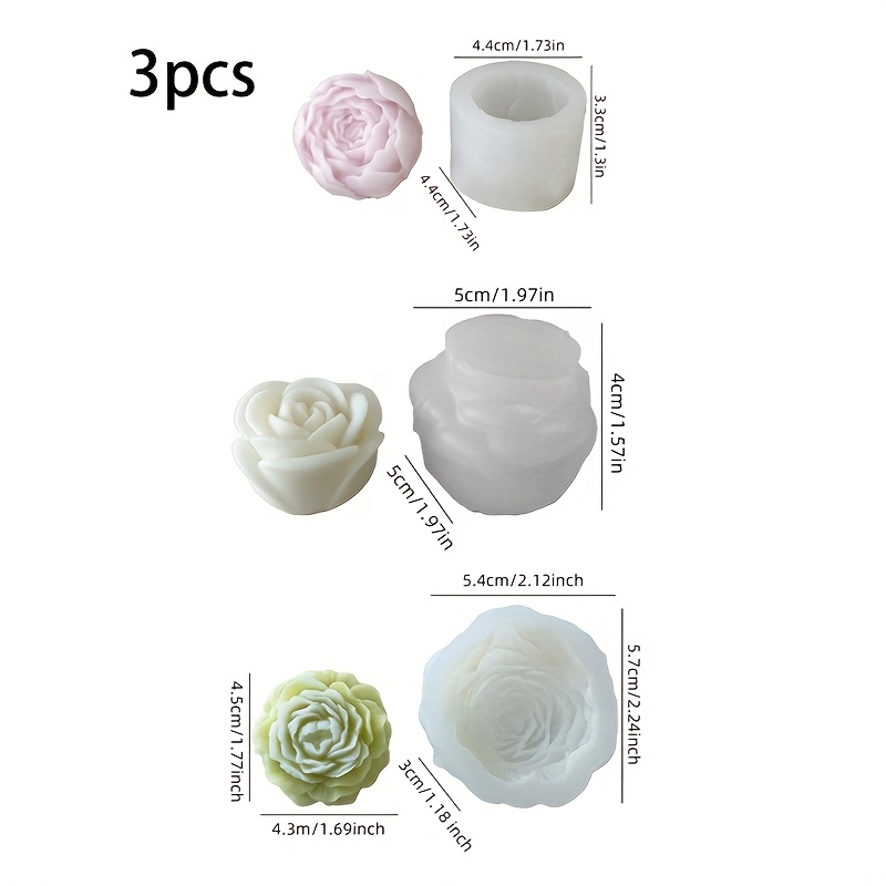 3 مجموعات من قوالب الشموع السي - مراجعة Soap Making Gel وسعره