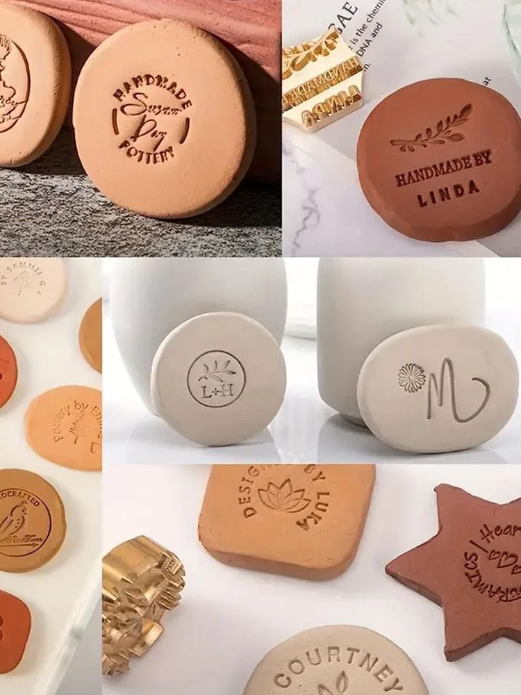 ختم فخار مخصص للطين - طوابع طي - مراجعة Soap Stamp Custom وسعره