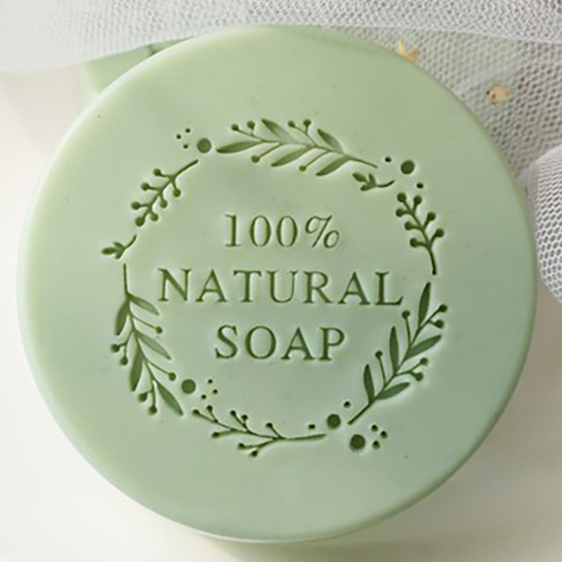 100% صابون طبيعي رسالة زهرة نم - مراجعة Soap Stamp Custom وسعره