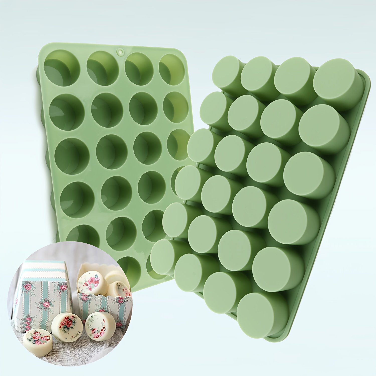 قالب سيليكون دائري متعدد الاست - مراجعة Soap Making Equipment For Beginners وسعره