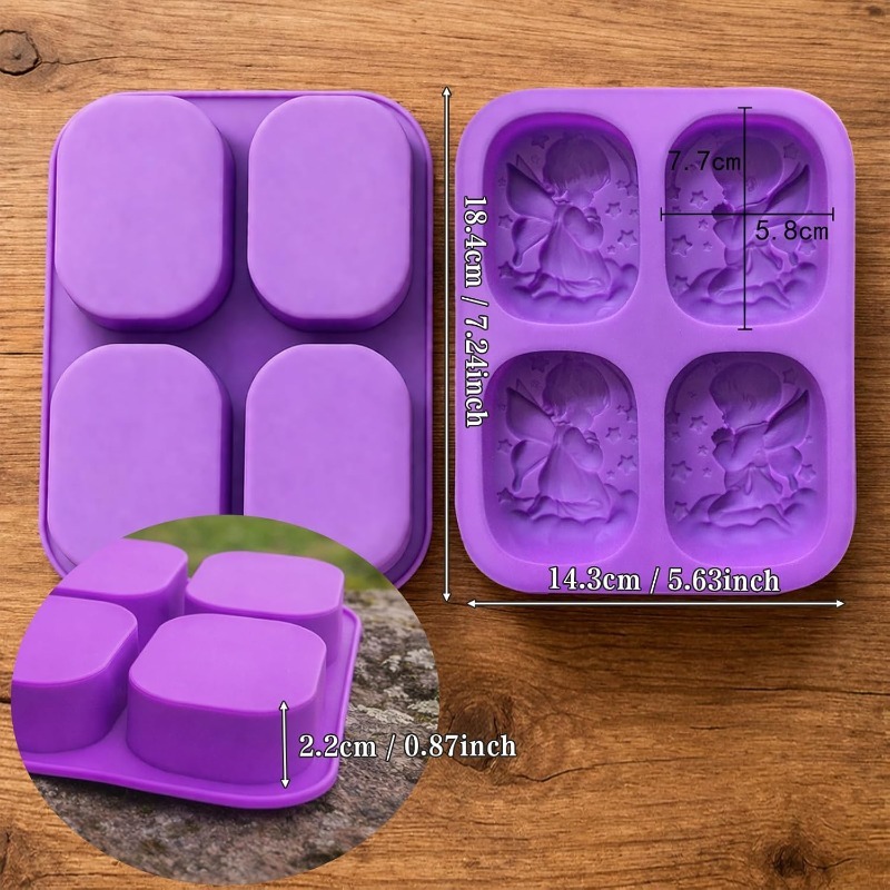 قالب سيليكون على شكل ملاك لمست - مراجعة Soap Making Instructions وسعره
